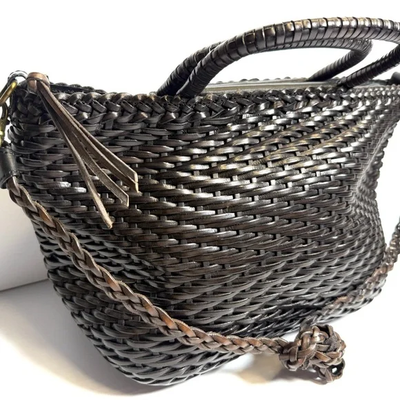 Nordstrom Brown Woven Tote Bag - Picture 3 of 10